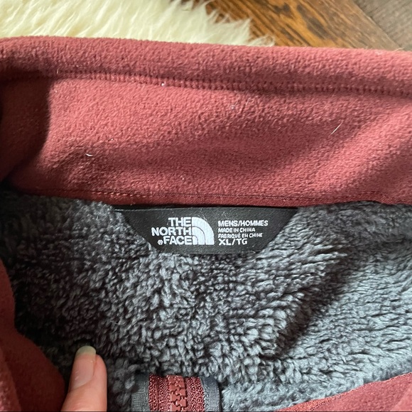 EUC The North Face Chimborazo Fleece Lined Jacket Full Zip Sequoia maroo… - Picture 12 of 13